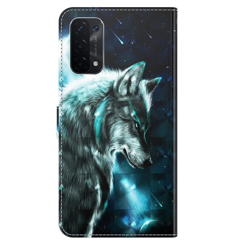 Futrola Oppo A54 5G / A74 5G Lanyard Wolf