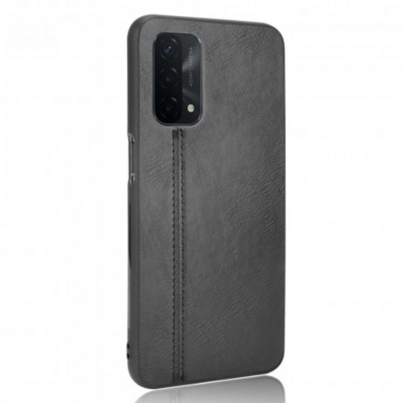 Maskica Oppo A54 5G / A74 5G Couture Efekt Kože
