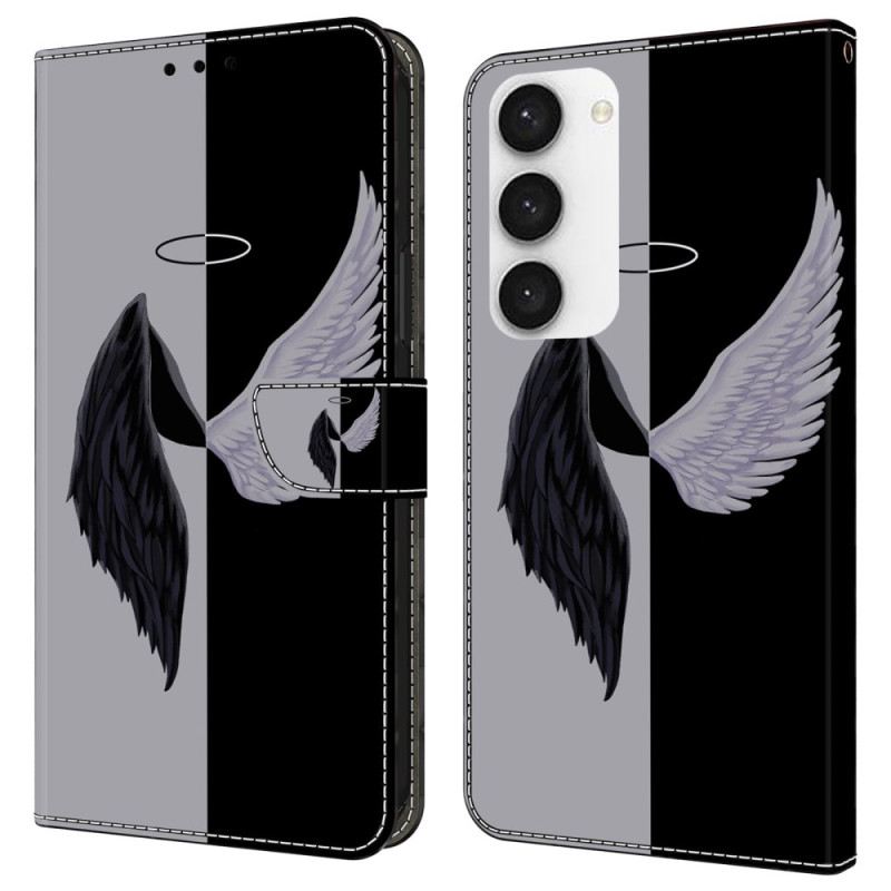 Flip Futrola Samsung Galaxy S24 Plus 5g Maskice Za Mobitele Bijela I Crna Krila