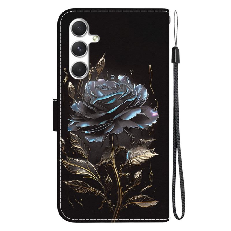 Flip Futrola Samsung Galaxy S24 Plus 5g Maskice Za Mobitele Crna Ruža S Remenom