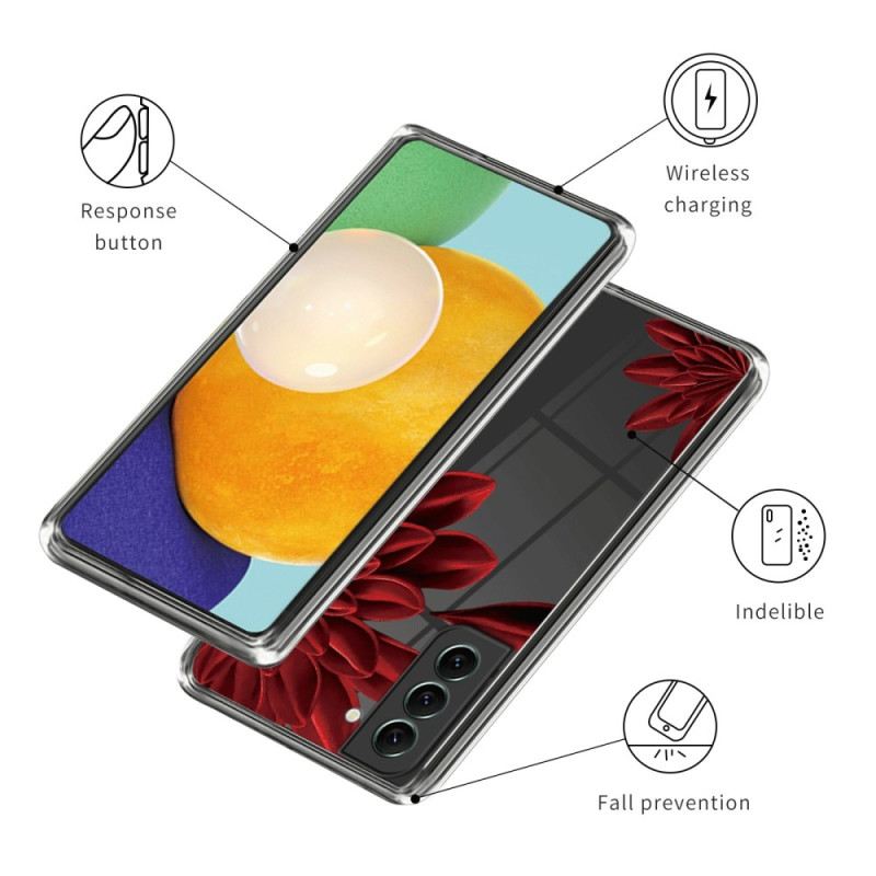 Maskica Samsung Galaxy S24 Plus 5g Crveni Cvijet