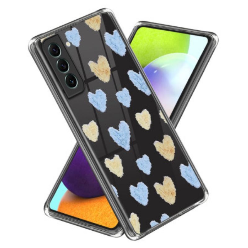Maskica Samsung Galaxy S24 Plus 5g Žuta I Plava Srca