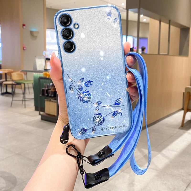 Maskica Za Samsung Galaxy S24 Plus 5g Šljokice I Naramenica Kadem