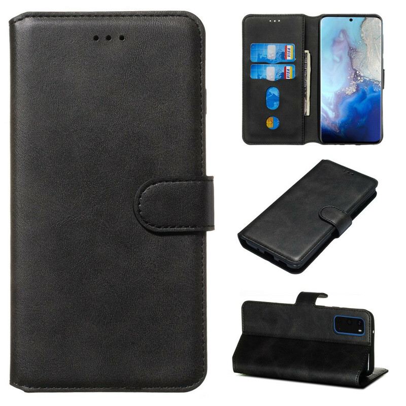 Kožna Futrola Samsung Galaxy S20 Efekt Mat Kože