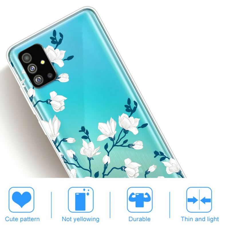 Maskica Samsung Galaxy S20 Bijelo Cvijeće