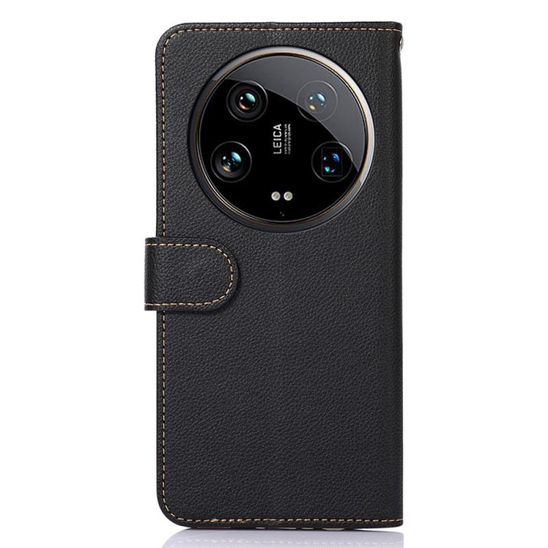 Kožna Futrola Xiaomi 14 Ultra Rfid Blokiranje I Khazneh Uzica