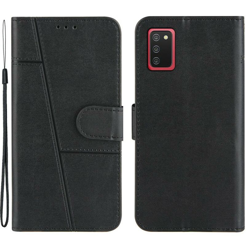 Futrola Samsung Galaxy A02s Geo Kožni Efekt Remena
