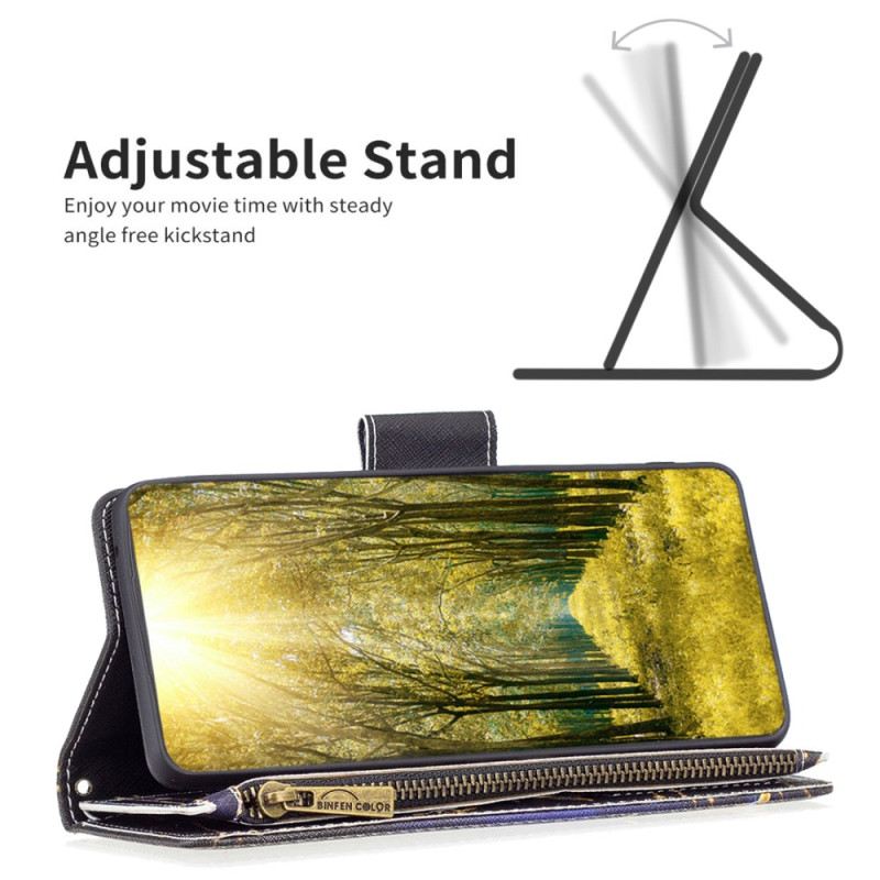 Flip Futrola Xiaomi Redmi Note 13 Pro 4g Strass Butterfly Novčanik S Remenom