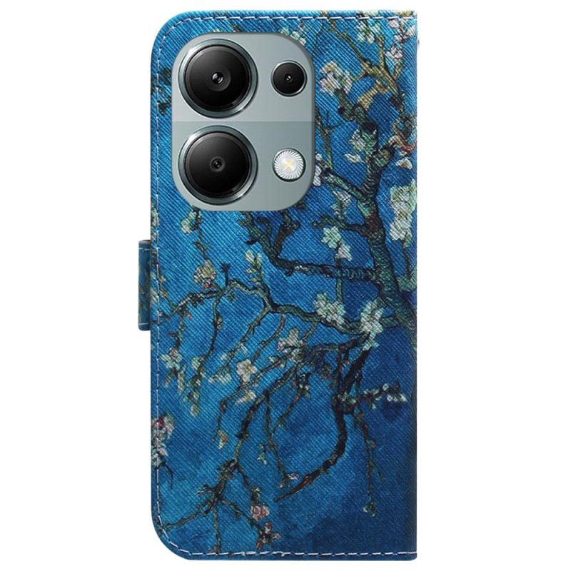 Kožna Futrola Xiaomi Redmi Note 13 Pro 4g Cvjetovi Marelice