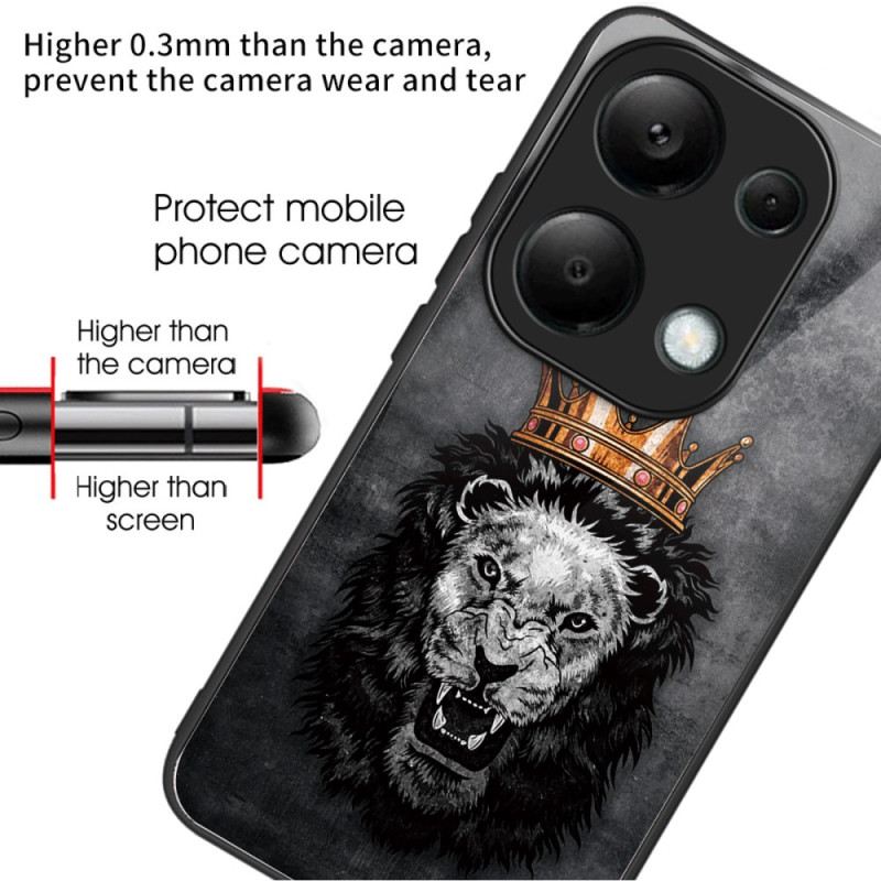 Maskica Xiaomi Redmi Note 13 Pro 4g Maskice Za Mobitele Kaljeno Staklo Okrunjeni Lav