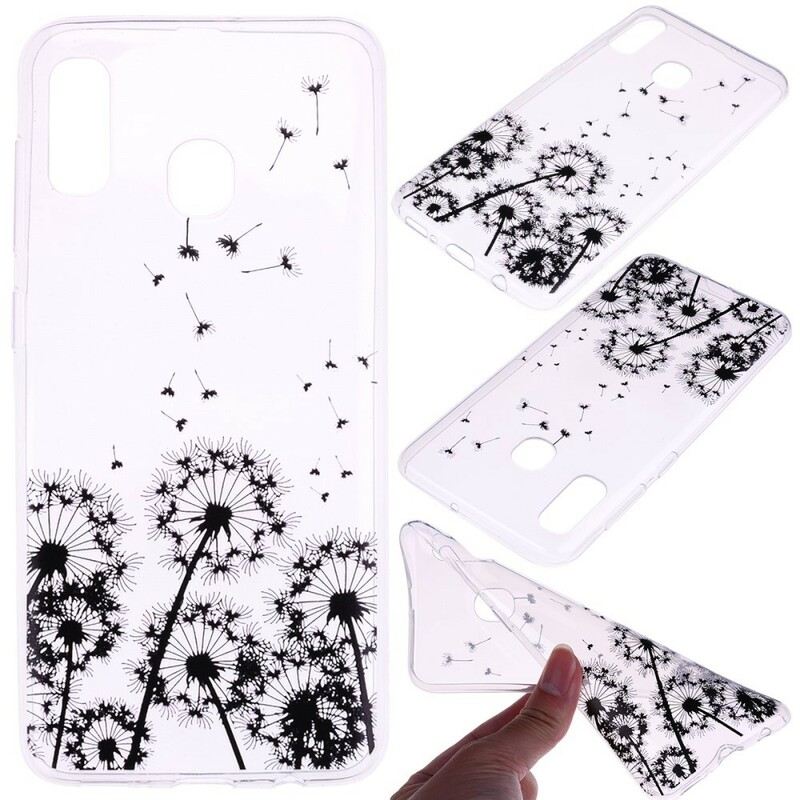 Maskica Samsung Galaxy A40 Bešavni Crni Maslačak