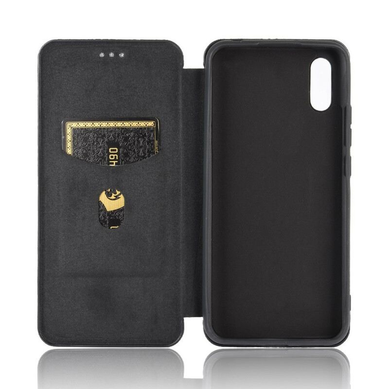 Flip Futrola Xiaomi Redmi 9A Kožna Futrola Karbonski Silikon U Boji