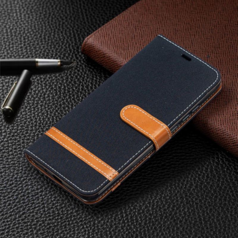 Futrola Xiaomi Redmi 9A Remen S Efektom Tkanine I Kože