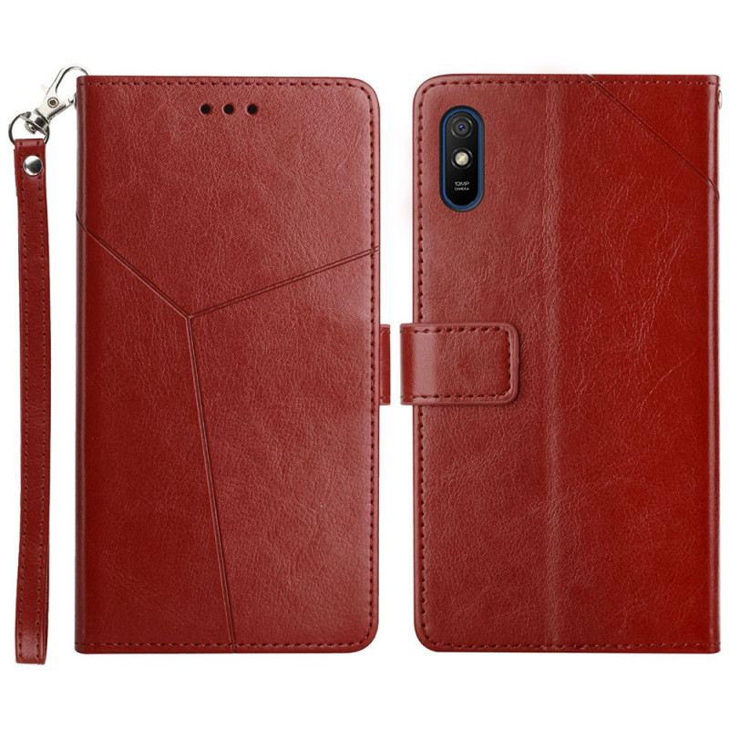 Futrola Xiaomi Redmi 9A Stilski Kožni Geo Y Dizajn