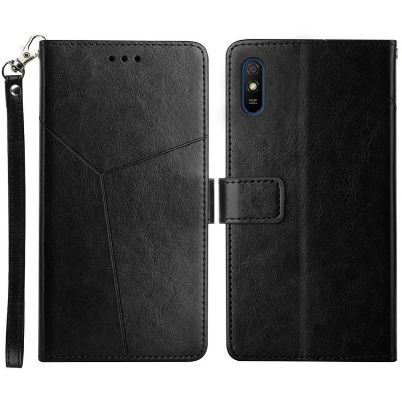 Futrola Xiaomi Redmi 9A Stilski Kožni Geo Y Dizajn