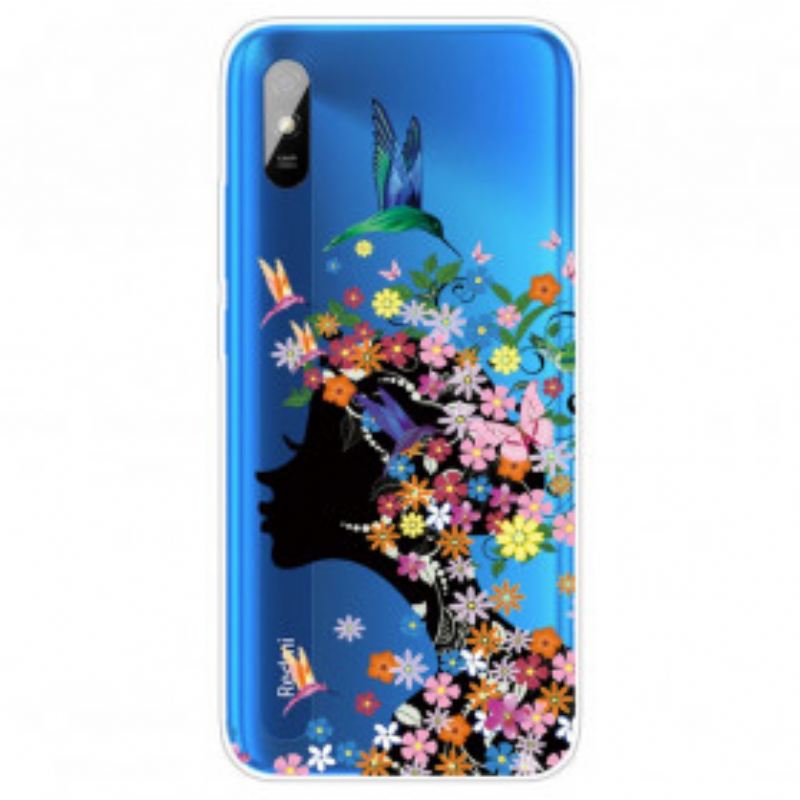 Maskica Xiaomi Redmi 9A Lijepa Cvjetna Glava