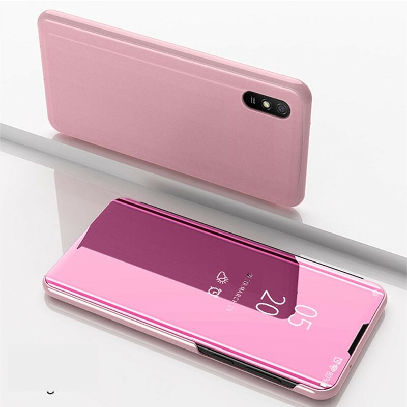 Maskica Xiaomi Redmi 9A Ogledalo I Umjetna Koža