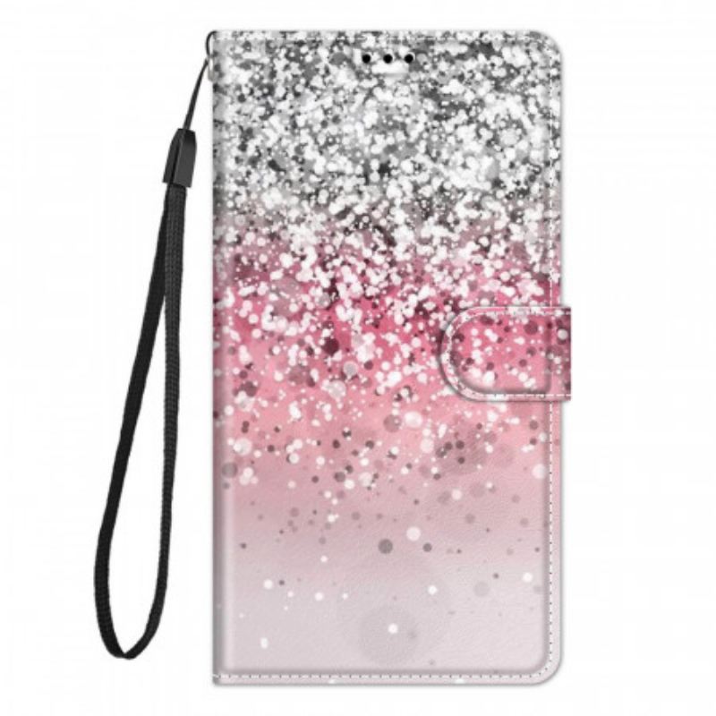Futrola Xiaomi Redmi Note 10 Pro Šljokice S Remenom