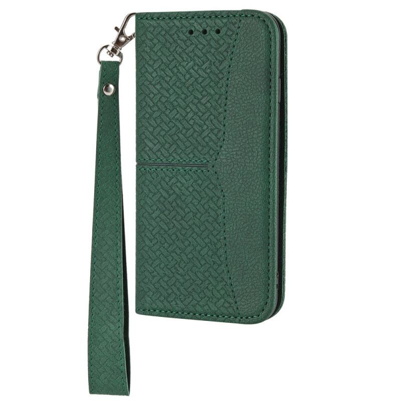Futrola Xiaomi Redmi Note 10 Pro Stil Od Pletene Kože S Remenčićima