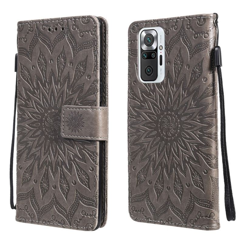 Kožna Futrola Xiaomi Redmi Note 10 Pro Sunčani Cvijet
