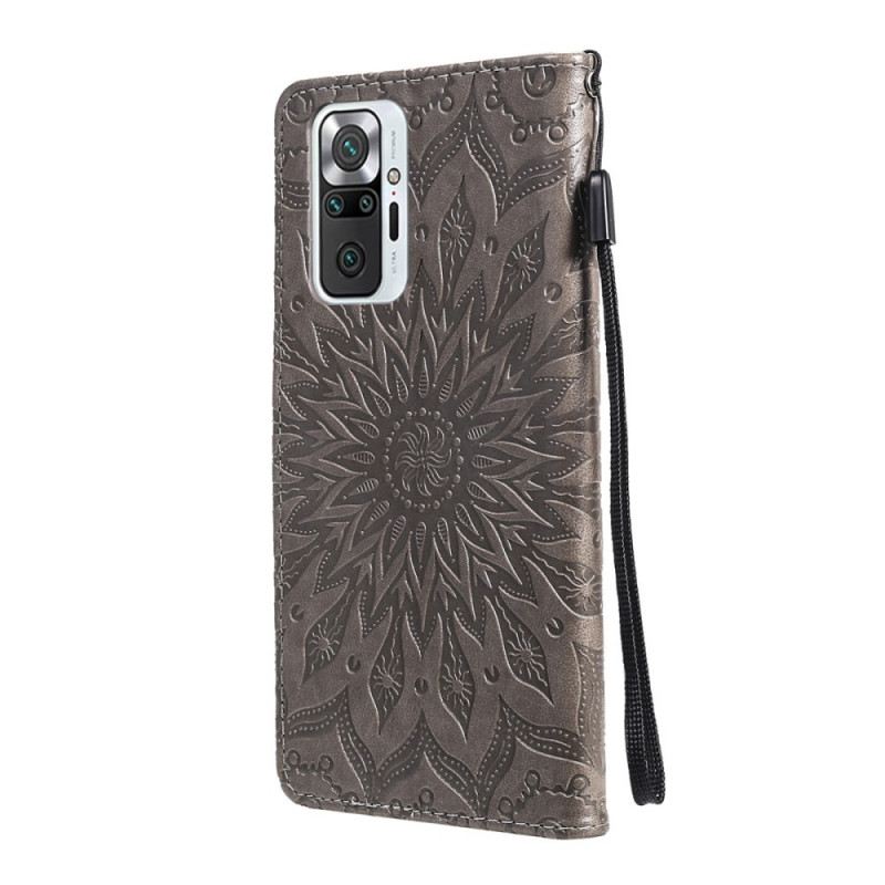 Kožna Futrola Xiaomi Redmi Note 10 Pro Sunčani Cvijet