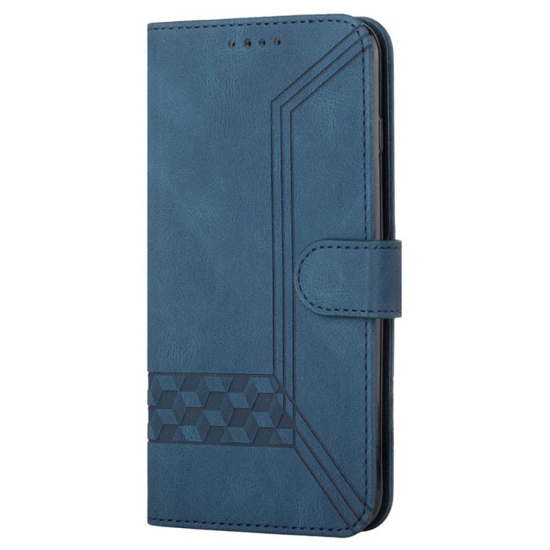 Kožna Futrola Xiaomi Redmi Note 10 Pro Trakasti Geometrijski Friz
