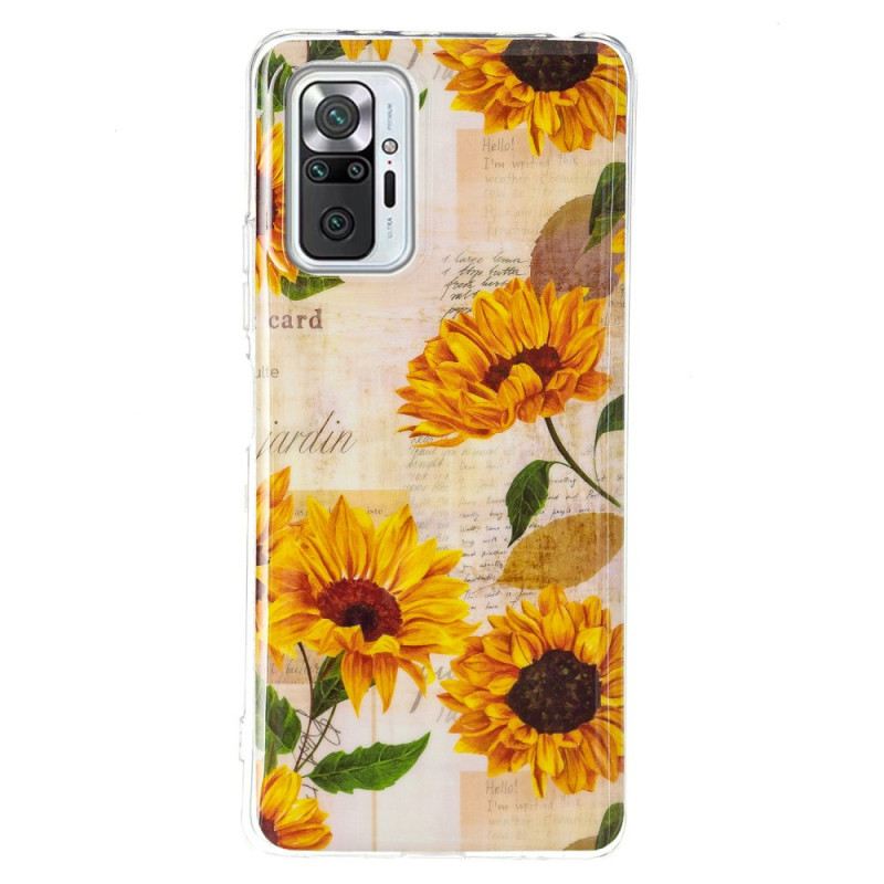 Maskica Xiaomi Redmi Note 10 Pro Fluorescentna Serija Cvijeća
