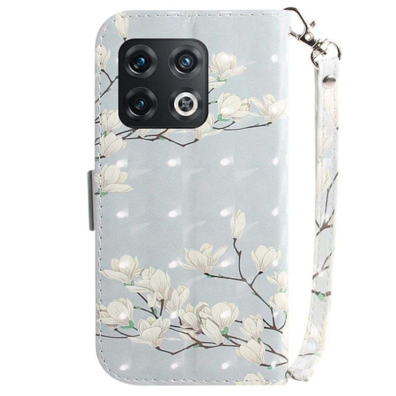 Kožna Futrola OnePlus 10 Pro 5G Sljepoočnice S Remenčićima