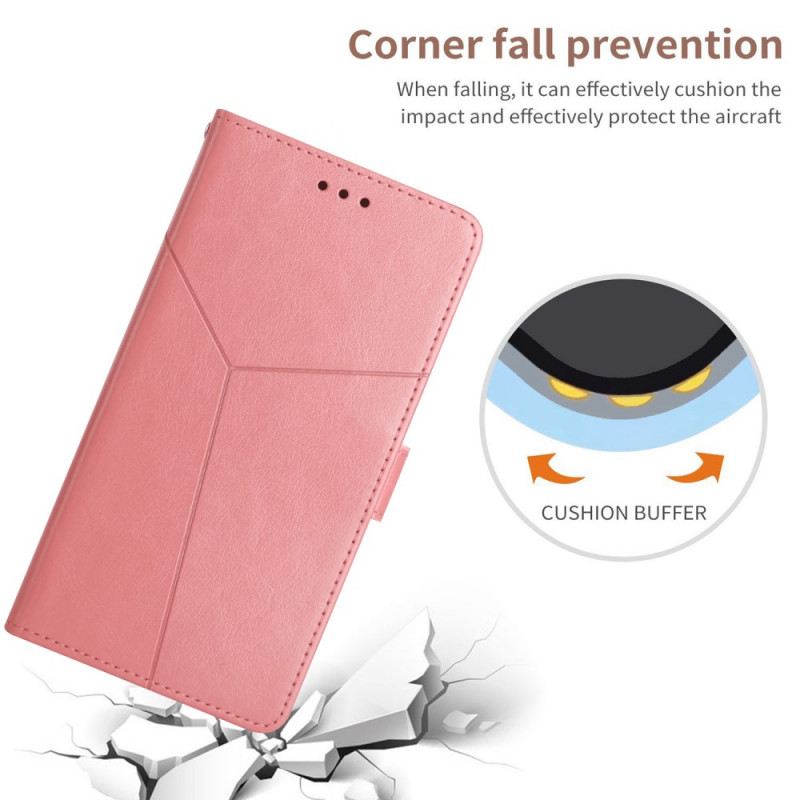 Kožna Futrola OnePlus 10 Pro 5G Stilski Kožni Geo Y Dizajn