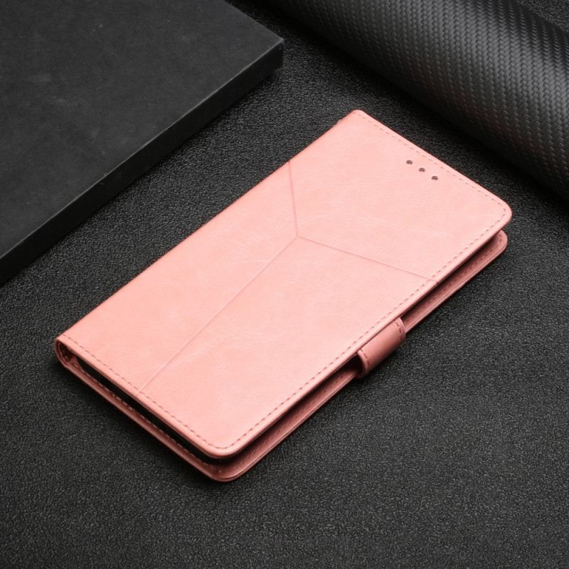 Kožna Futrola OnePlus 10 Pro 5G Stilski Kožni Geo Y Dizajn