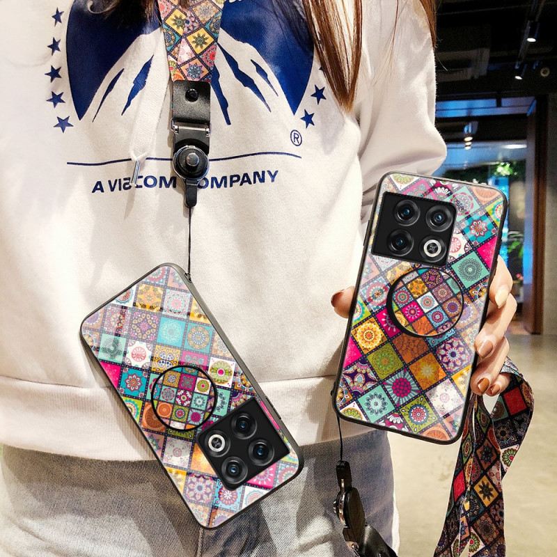 Maskica OnePlus 10 Pro 5G Patchwork Magnetski Držač