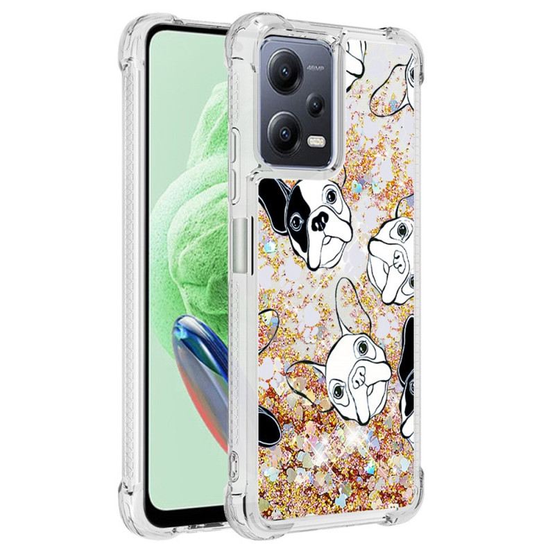 Maskica Poco X5 5G Šljokice Mr Dog