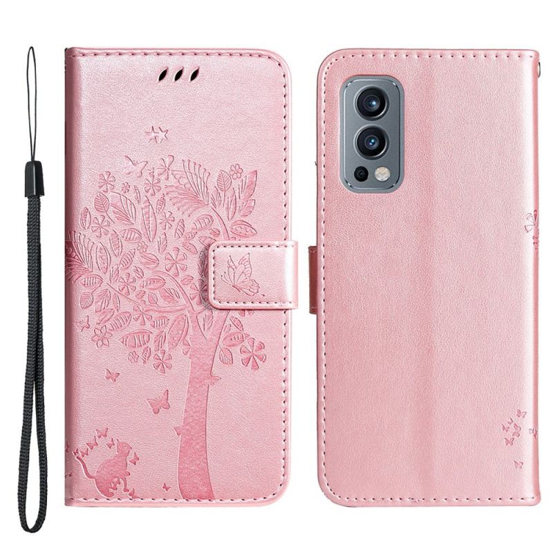 Futrola OnePlus Nord 2 5G Tree And Strappy Cat