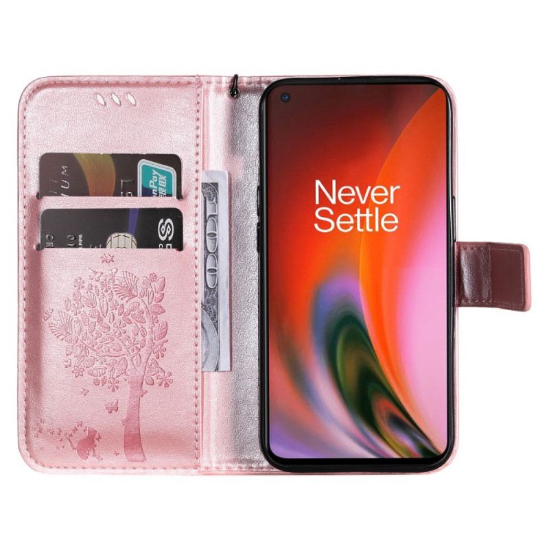 Futrola OnePlus Nord 2 5G Tree And Strappy Cat