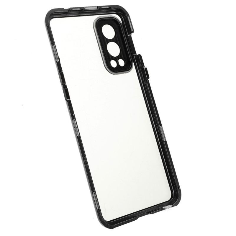 Maskica OnePlus Nord 2 5G Dvostrano Magnetno Kaljeno Staklo I Metal