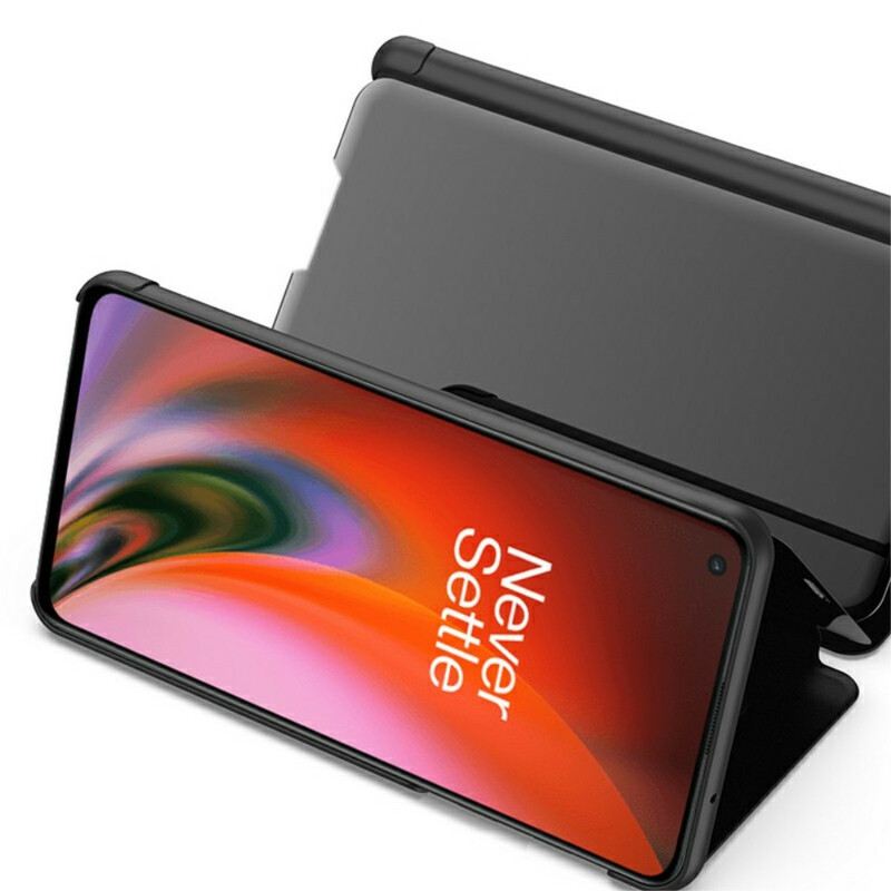 Maskica OnePlus Nord 2 5G Ogledalo I Umjetna Koža