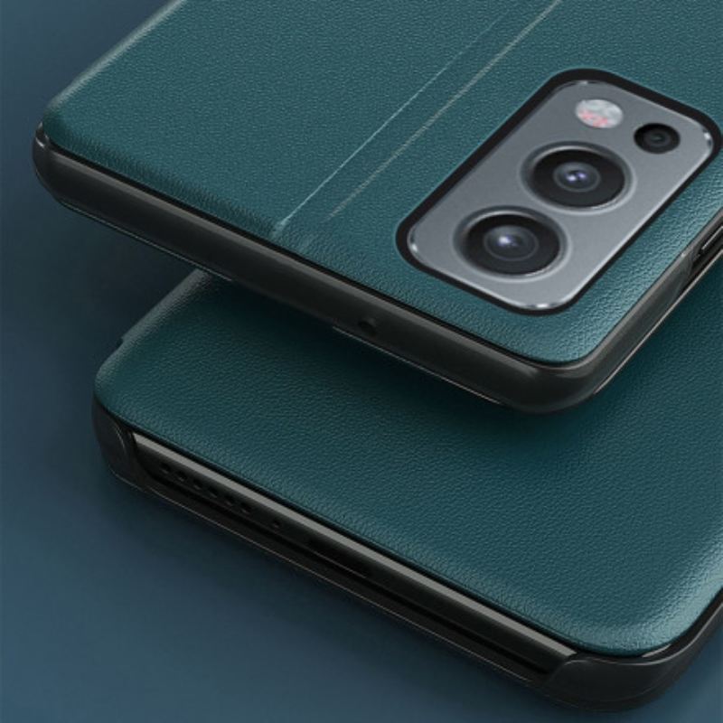 Maskica OnePlus Nord 2 5G Teksturirana Umjetna Koža