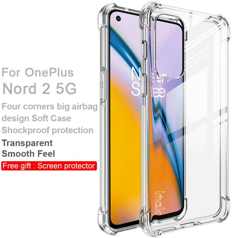 Maskica OnePlus Nord 2 5G Transparent Silky Imak