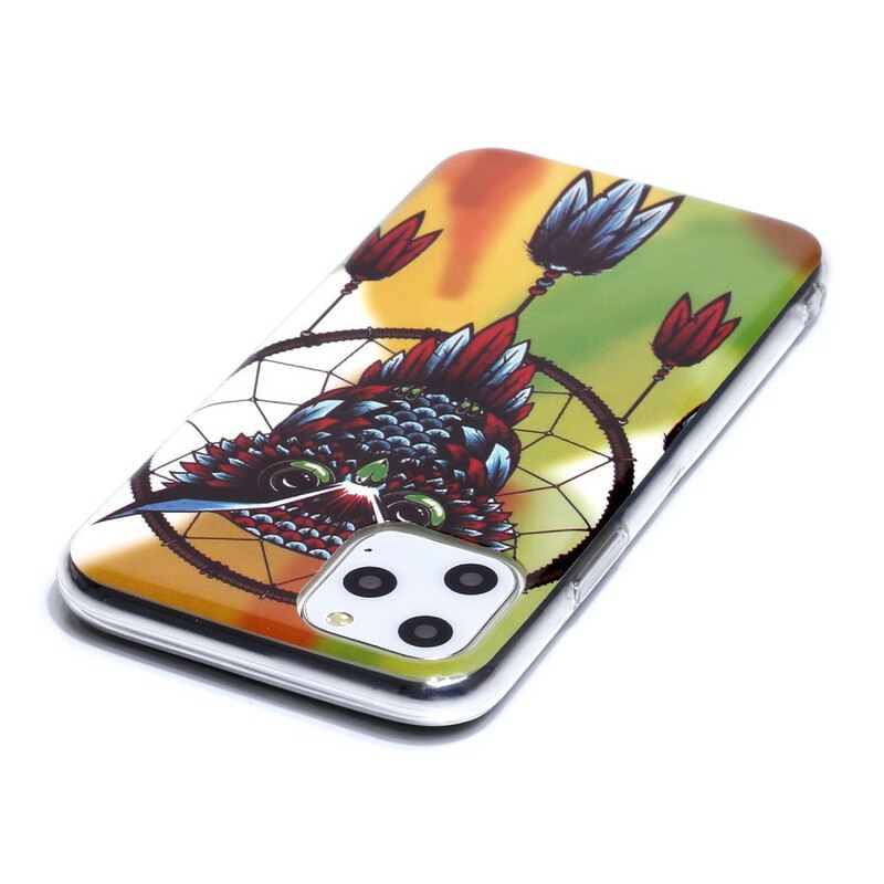 Maskica iPhone 11 Pro Fluorescentna Sova Hvatač Snova