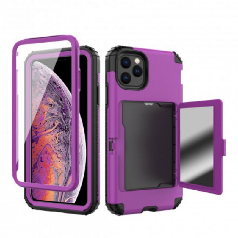 Maskica iPhone 11 Pro Hibridni Držač Kartice I Ogledalo