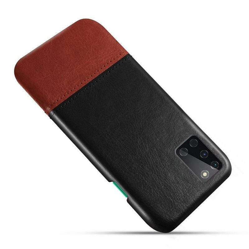 Maskica OnePlus 8T Ksq Dvobojni Kožni Efekt