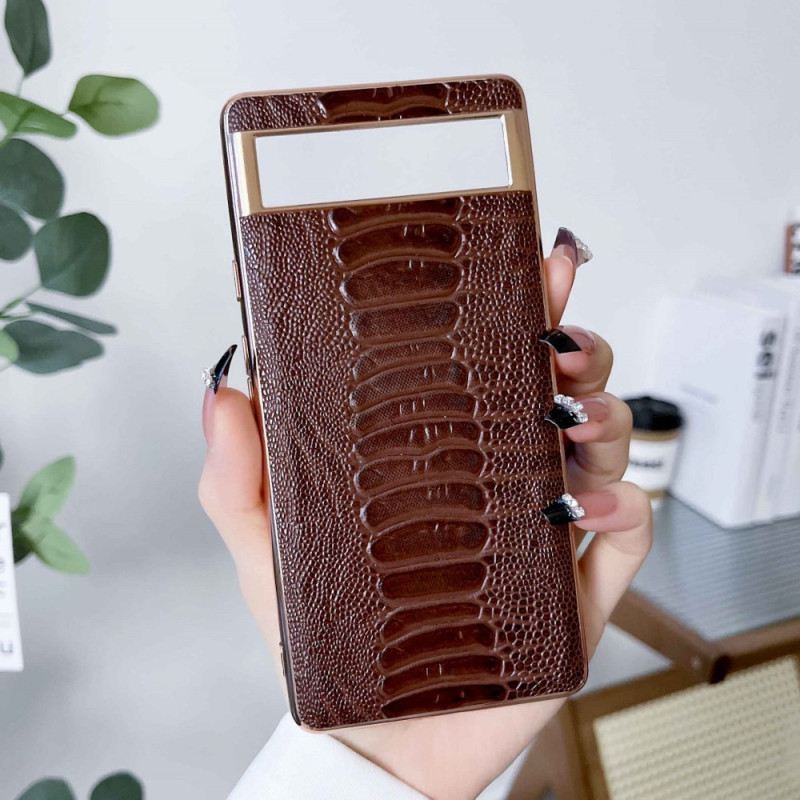Maskica Google Pixel 7 Pro Prava Koža U Stilu Noja