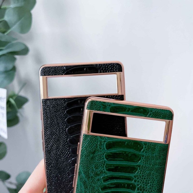 Maskica Google Pixel 7 Pro Prava Koža U Stilu Noja