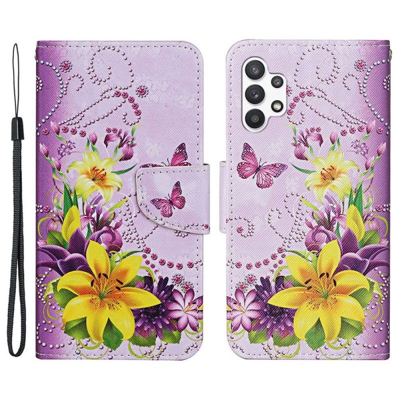 Futrola Samsung Galaxy A13 Majstorski Leptiri S Uzicom
