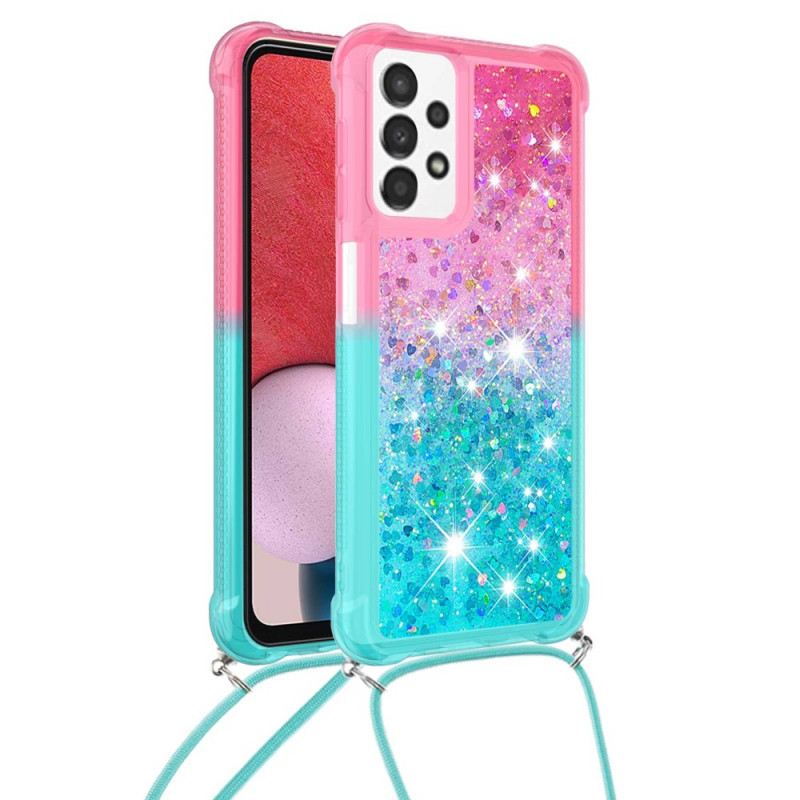 Maskica Samsung Galaxy A13 Glitter Silikonski Kabel