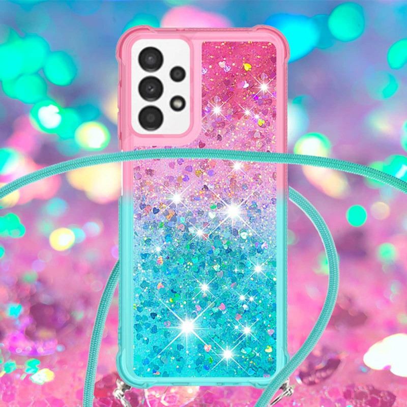 Maskica Samsung Galaxy A13 Glitter Silikonski Kabel