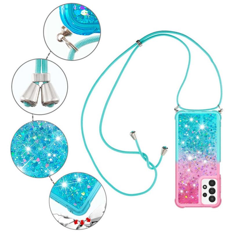 Maskica Samsung Galaxy A13 Glitter Silikonski Kabel