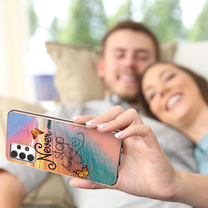 Maskica Samsung Galaxy A13 Nikad Ne Prestanite Sanjati Leptire