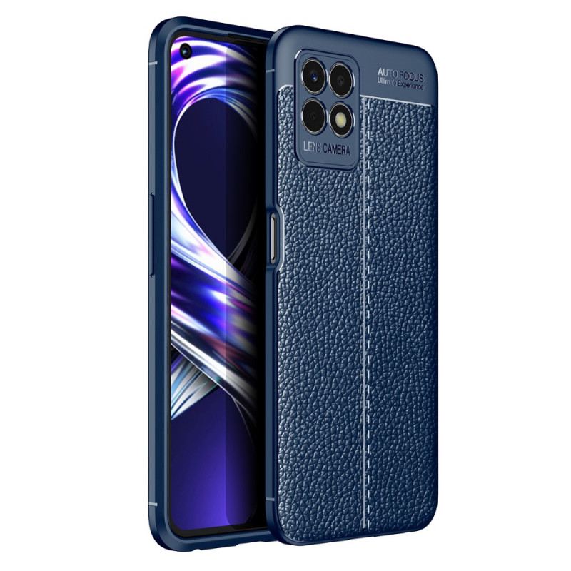 Maskica Realme 8i Efekt Dvostruke Linije Litchi Kože
