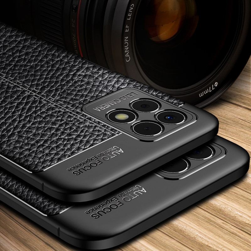 Maskica Realme 8i Efekt Dvostruke Linije Litchi Kože